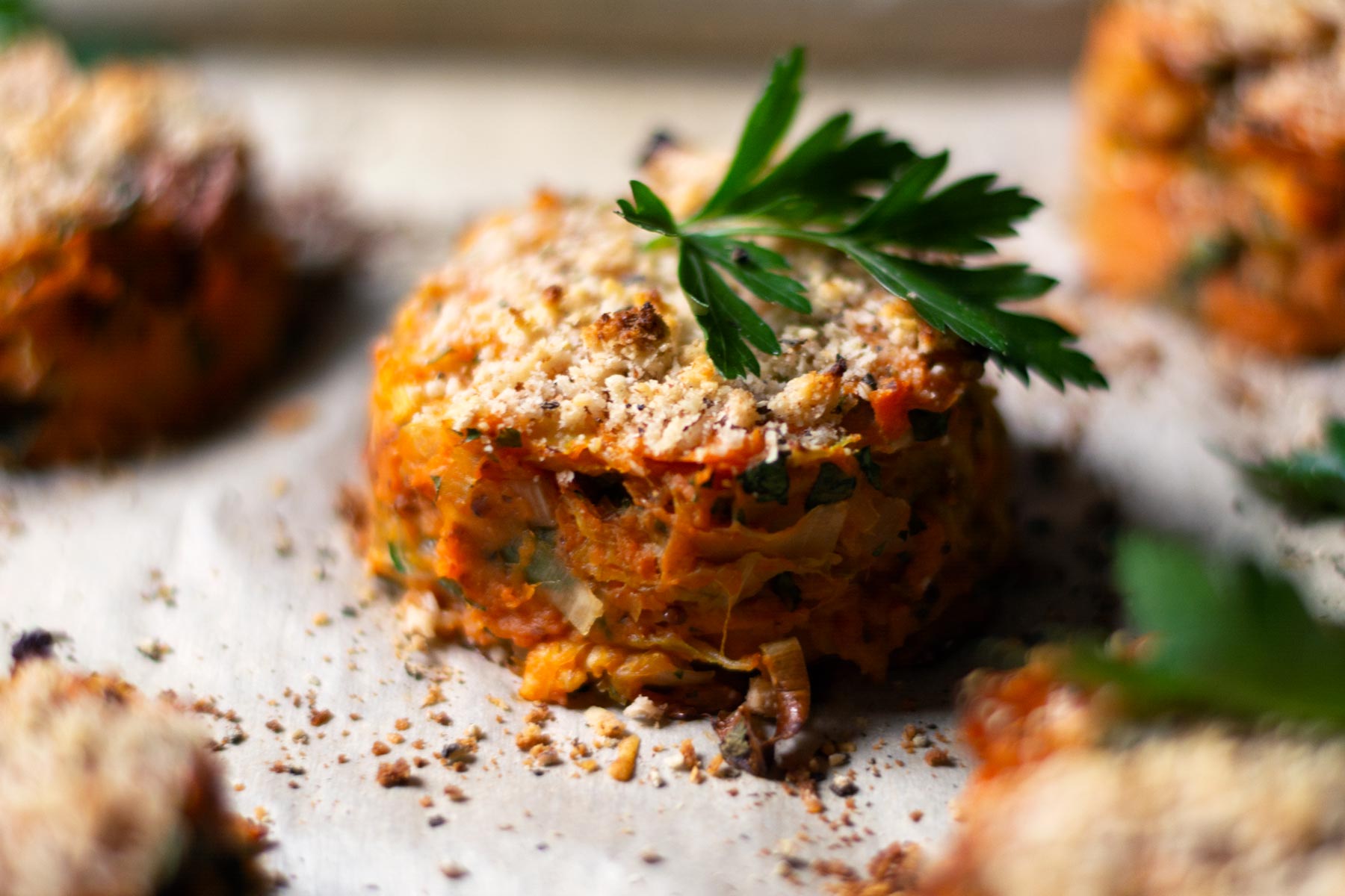 Sweet Potato and Cabbage Cakes Fare & Flourish