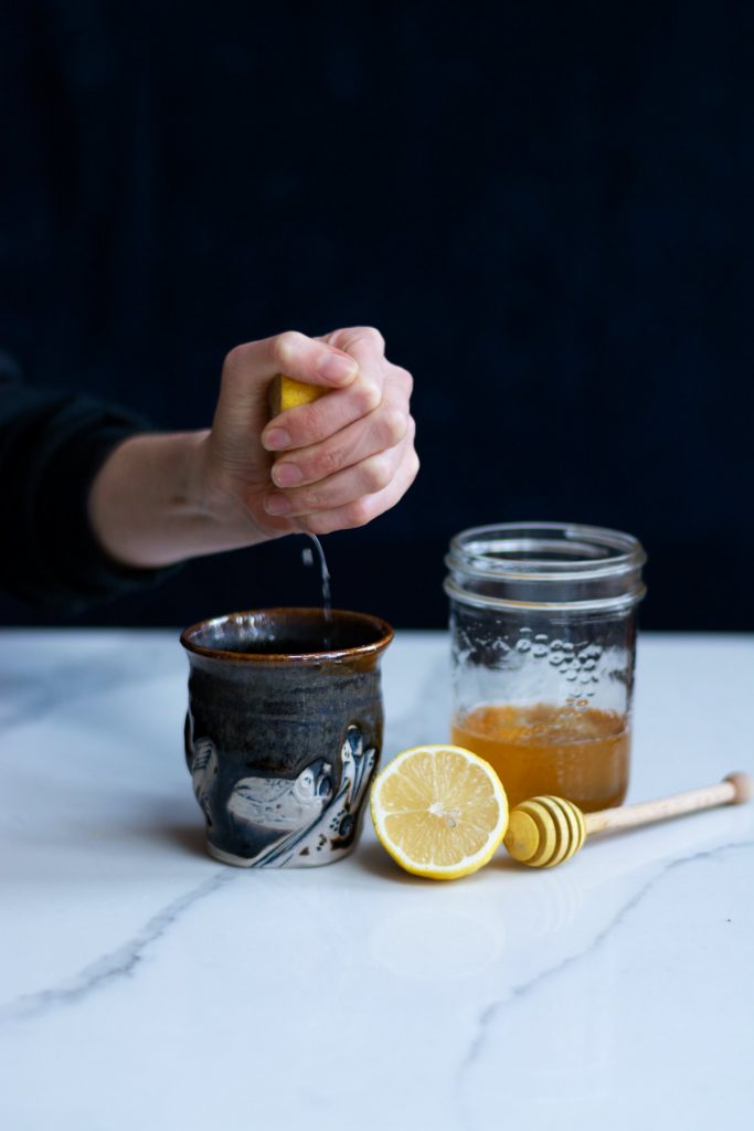 Thyme Infused Honey, Lemon & Ginger Tea Fare & Flourish