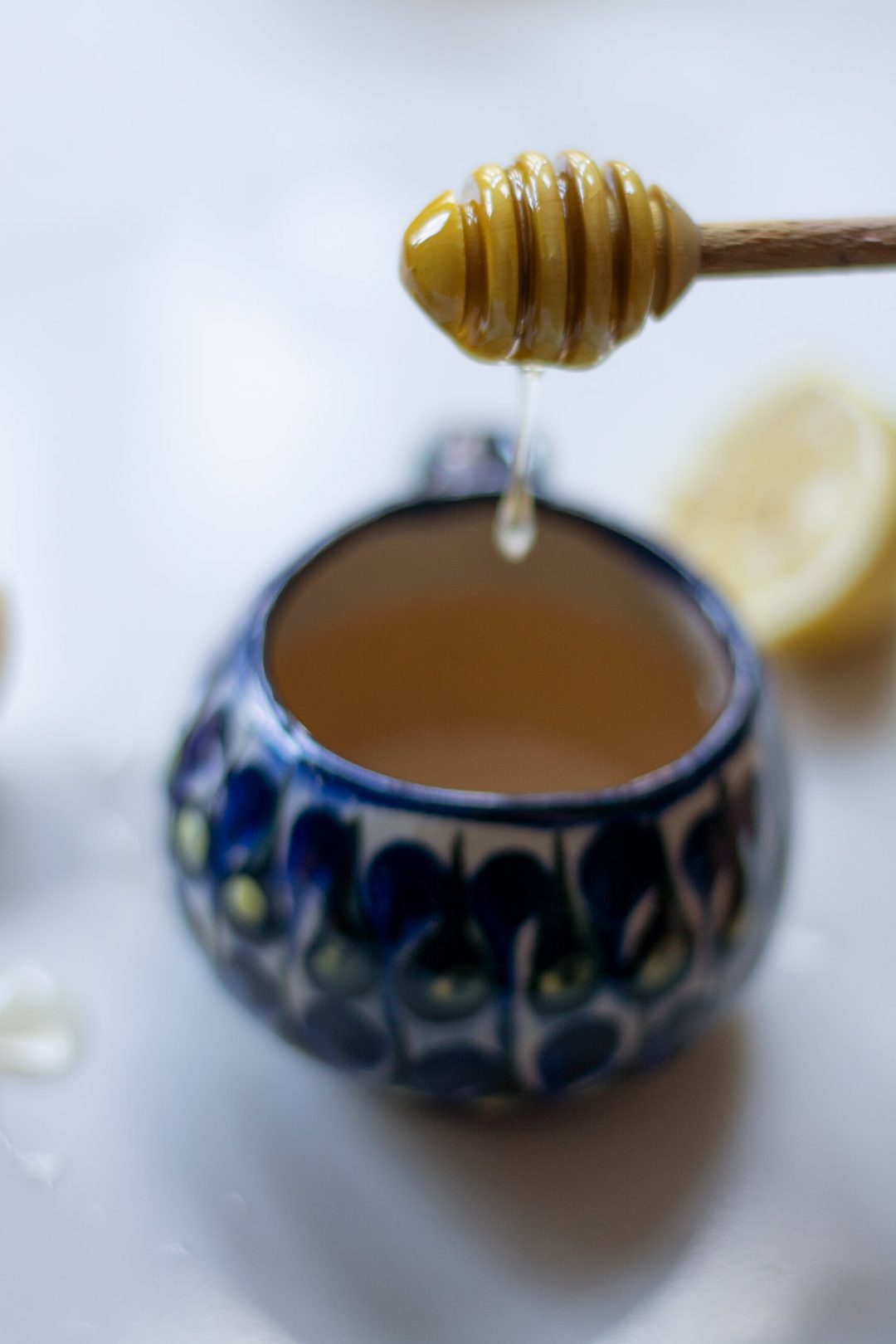 Thyme Infused Honey, Lemon & Ginger Tea Fare & Flourish
