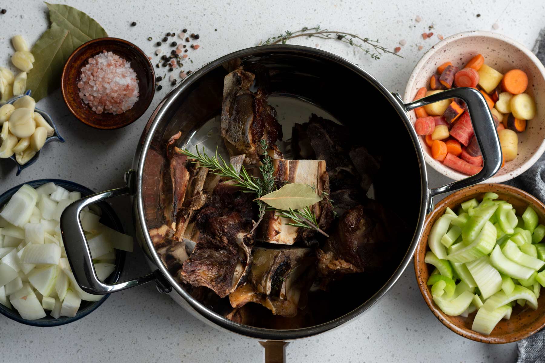 Bone and Vegetable Broth Recipe | Fare & Flourish