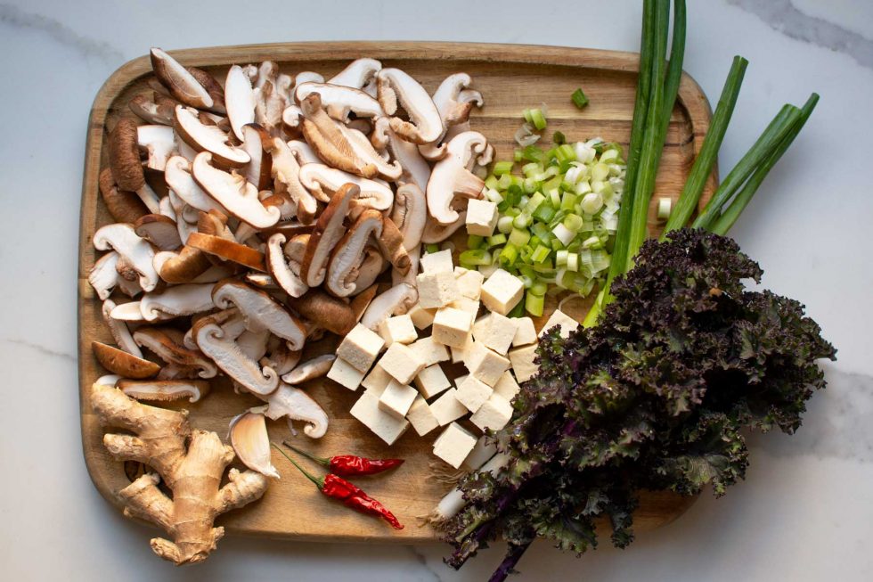 Hot and Sour Miso Shiitake Soup Fare & Flourish